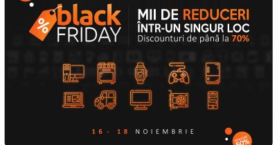 Black Friday 2018 la CEL.ro pe 16 noiembrie: 100.000 produse reduse