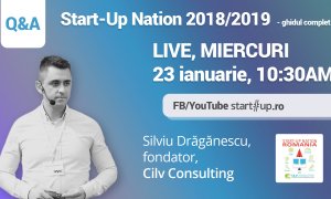 Întreabă orice: Totul despre Start-Up Nation cu Silviu Drăgănescu