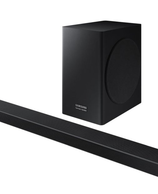 Soundbar pentru sufragerie de la Samsung cu inteligență artificială