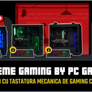 Tastatură mecanică gratuită la orice PC de gaming marca PC Garage