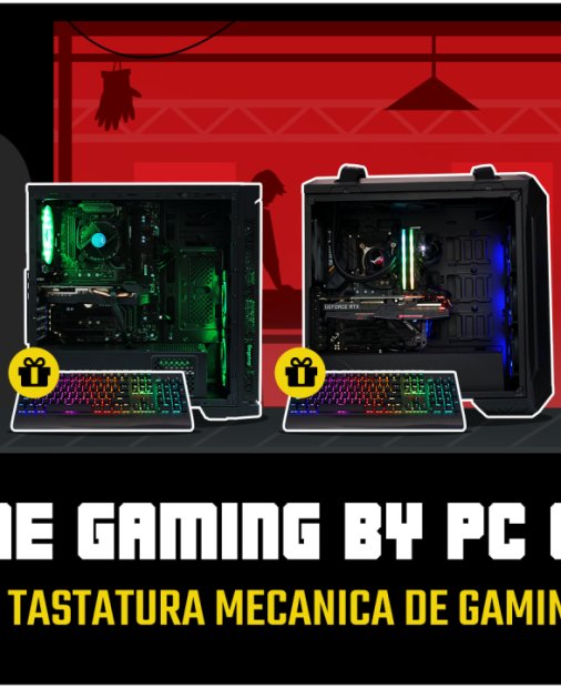 Tastatură mecanică gratuită la orice PC de gaming marca PC Garage