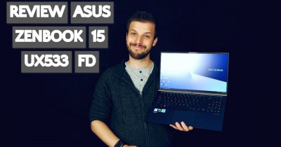 Asus Zenbook 15 UX533FD - un corp mic pentru un ecran mare