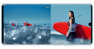 Huawei P30 și P30 Pro permit înregistrări video cu ecran divizat