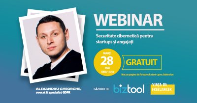 BizTool.ro: webinar gratuit de securitate cibernetică pentru startups