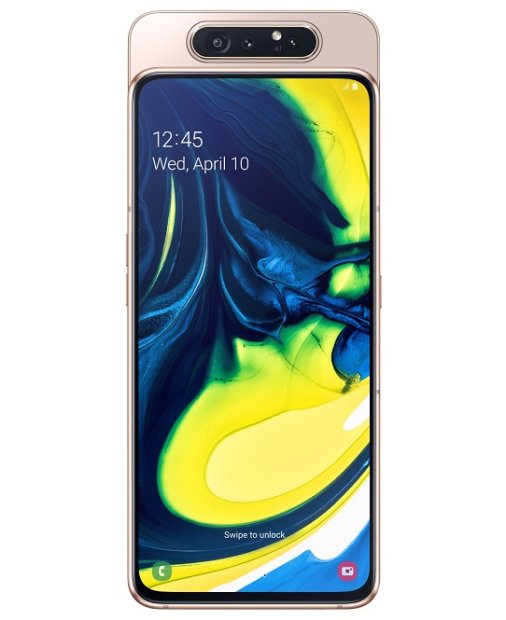 Samsung Galaxy A80 în România: cameră triplă rotativă pentru live-uri