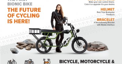 Pegas lansează crowdfunding pentru bicicleta bionică Xmera