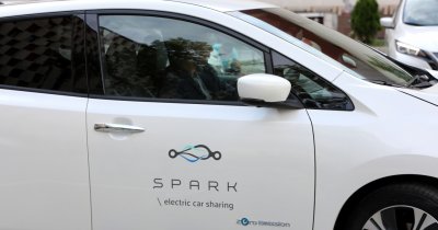 Spark, oficial în România. Preț de la 1,2 lei/min pentru e-car sharing