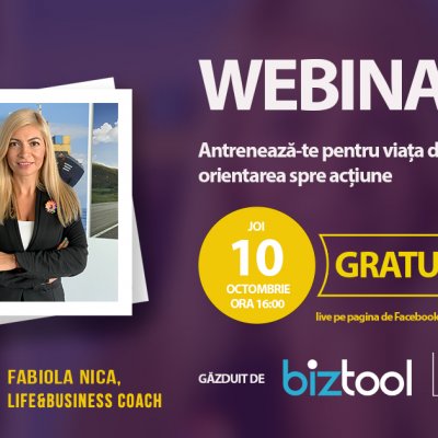 BizTool.ro, webinar gratuit: antrenează-te pentru viața de antreprenor