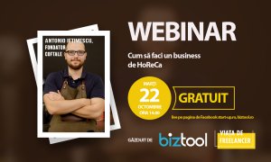 BizTool.ro, webinar gratuit: învață să construiești un business HoReCA