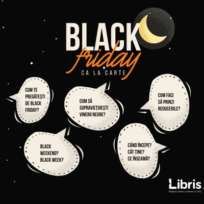 Black Friday 2019 la libris.ro - Cărți reduse cu 95% de vineri