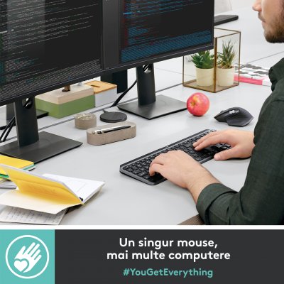 Logitech MX Master 3 și MX Keys, perfecte pentru utilizatorii avansați