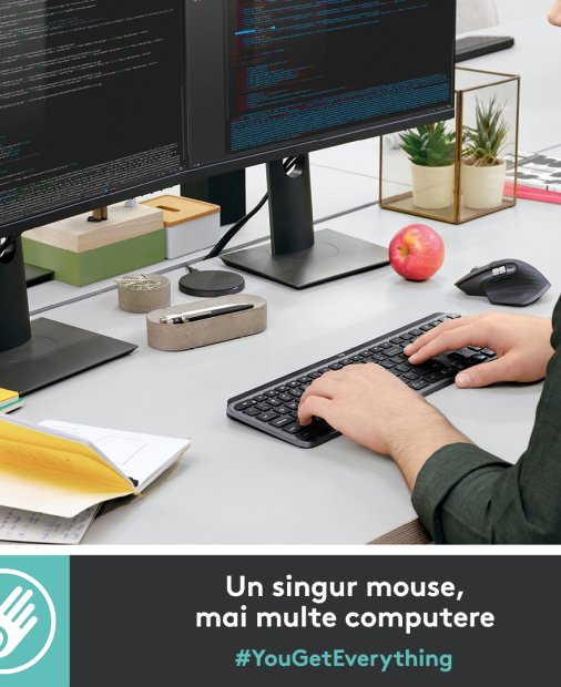 Logitech MX Master 3 și MX Keys, perfecte pentru utilizatorii avansați