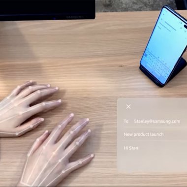 Samsung a creat o tastatură invizibilă pentru telefon și tabletă