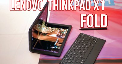 HANDS ON Lenovo Thinkpad X1 Fold - cum este primul PC pliabil din lume