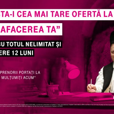 Telekom Romania anunță ofertele pentru antreprenori și telefoane în rate