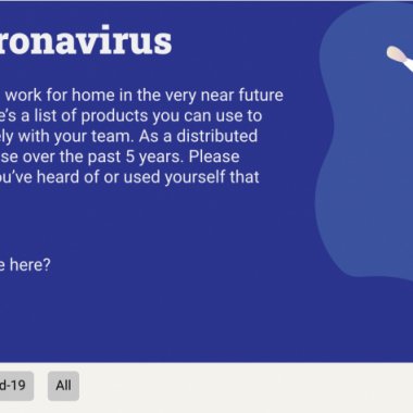 Tech Against Coronavirus: site făcut de români cu soluții de muncă la distanță