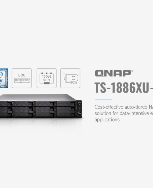 QNAP a lansat soluția NAS TS-1886XU-RP pentru aplicații enterprise