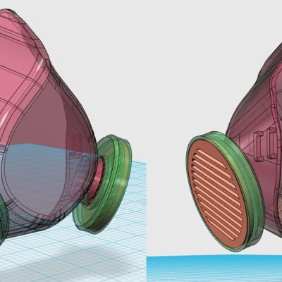 Coronavirus | Măști printate 3D gândite de români pe care ți le poți face acasă