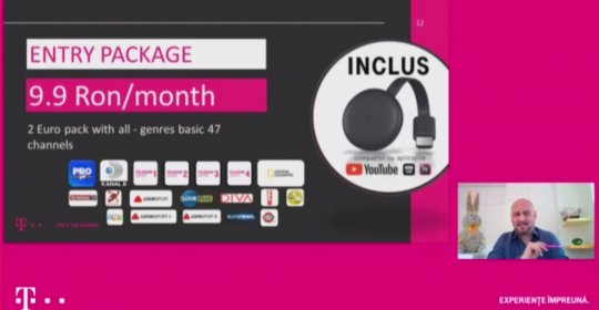 Premieră De La Telekom Romania Abonament Tv Prin Google Chromecast și