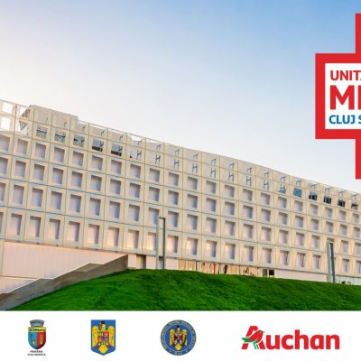 Auchan transformă Sala Polivalentă din Cluj în centru de suport Covid-19