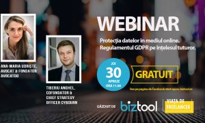 BizTool.ro, webinar gratuit: protecția datelor personale în mediul online
