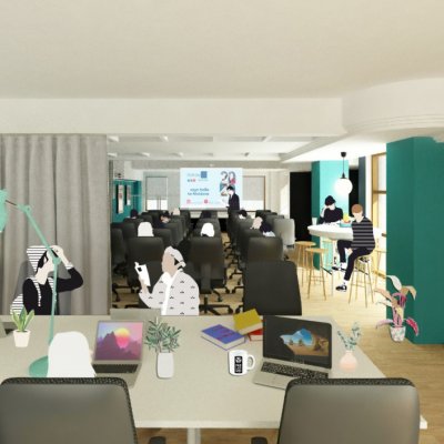 Nou spațiu de coworking Fab Lab în Iași, realizat în parteneriat cu BCR și Modex