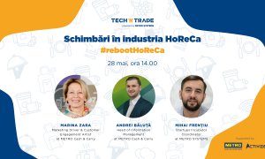 Tech’n Trade sprijină industria ospitalității prin #rebootHoReCa