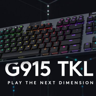 Logitech G lansează tastatura mecanică de gaming wireless G915 TKL