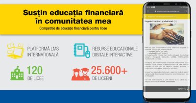 ABCdar bancar: peste 100 licee din țară susțin educația financiară în comunitate