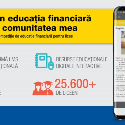 ABCdar bancar: peste 100 licee din țară susțin educația financiară în comunitate
