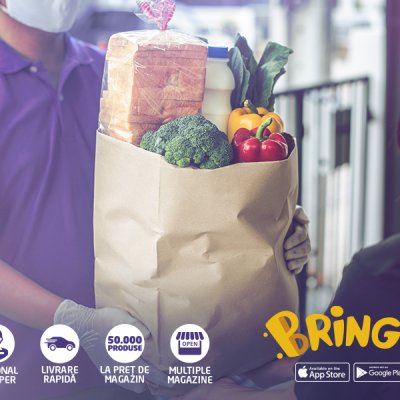 Bringo se extinde în Craiova, Arad, Vaslui, Mangalia&Bacău. Cumpărături la ușă