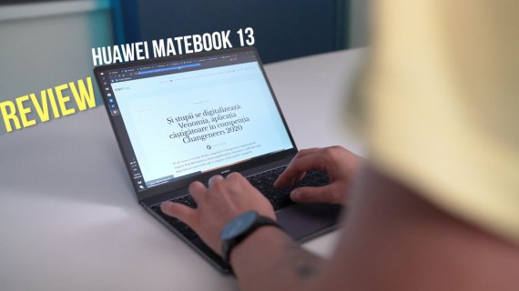 Review Huawei Matebook 13 cu AMD Ryzen 5 - laptopul care te va surprinde