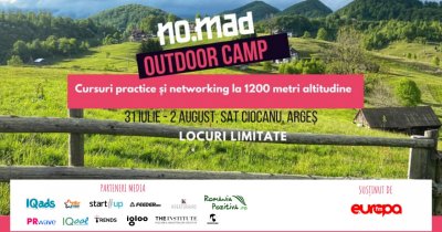 NO.MAD Outdoor Camp: cursuri practice și networking informal pentru freelanceri