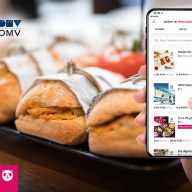 foodpanda livrează produse Viva din stațiile OMV