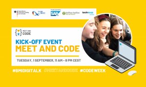 Meet and Code 2020: 2 luni de evenimente online de programare și tehnologie