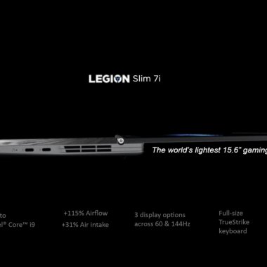 Lenovo Legion Slim 7i e un laptop portabil de gaming care promite multe
