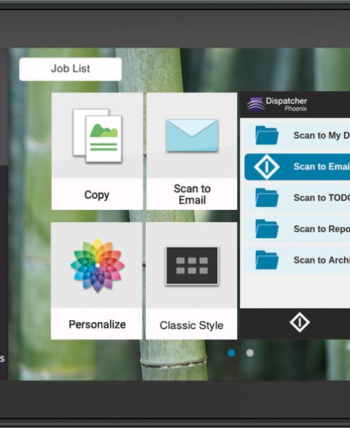 Konica Minolta îți personalizează interfața imprimantei. Experiență ca pe mobil