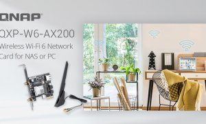 QNAP lansează placa de rețea QXP-W6-AX200 dual band Wi-Fi pentru NAS și PC