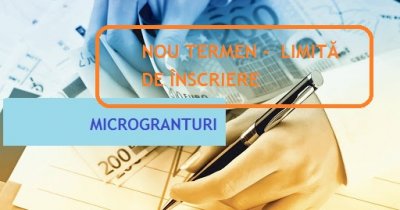 Microgranturi 2.000 de euro: termenul de aplicare se prelungește