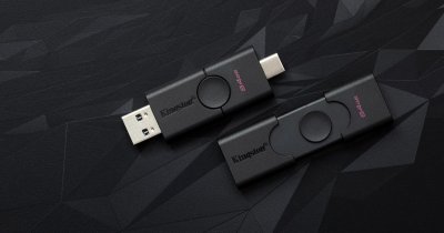 Kingston anunță DataTraveler Duo, un stick USB pentru laptop și telefon