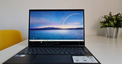 Review Asus ZenBook Flip 13 - Ce poate face noul procesor Intel