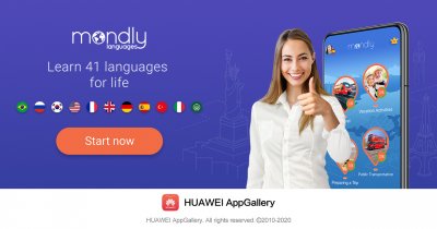 Succes pentru aplicația românească Mondly în Huawei AppGallery