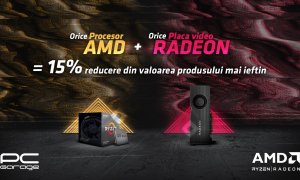 PC Garage oferă 15% reducere la achiziţie de procesor AMD și placă video Radeon