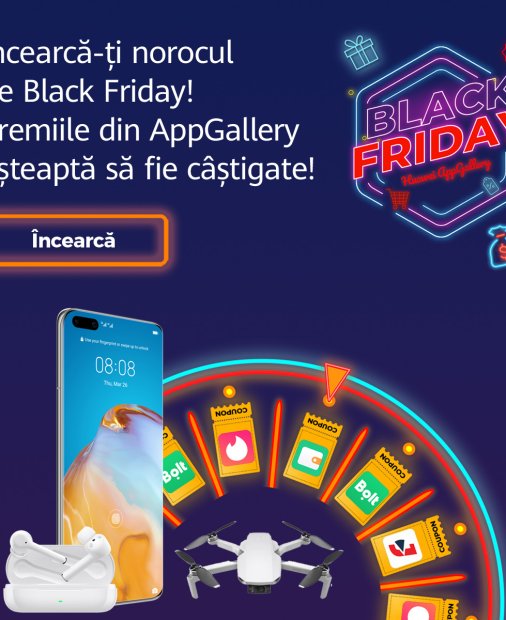 Black Friday în Huawei AppGallery: poți să ai 6 luni de Tinder Plus gratis