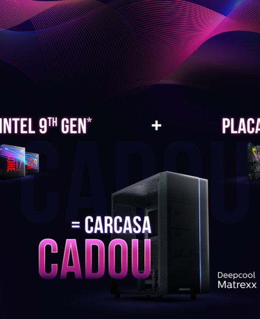 PC Garage: Carcasă cadou pentru cei care cumpără un procesor și placa de bază