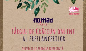 Târgul de Crăciun online al freelancerilor, organizat de NO.MAD Talks