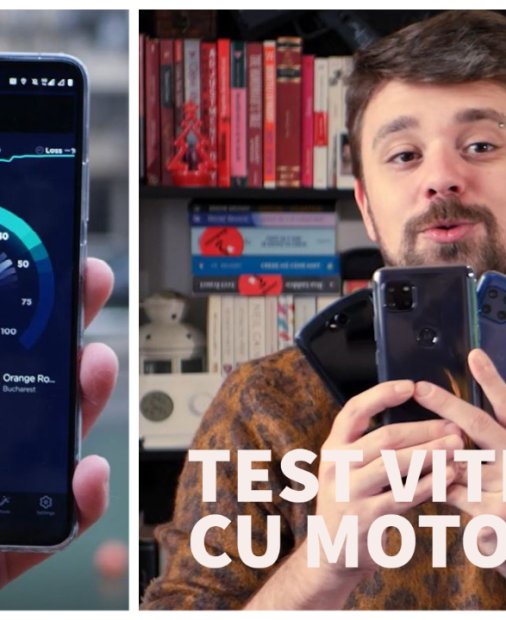 Test de viteză 5G cu motorola razr 5G, moto g 5G și moto g 5G plus în București