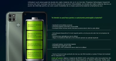 Motorola: Sfaturi pentru a prelungi autonomia smartphone-ului
