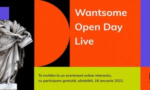 Wantsome Open Day LIVE: școala de IT își prezintă cursurile pentru S1 2021