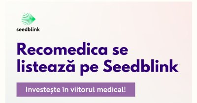 Platforma de telemedicină Recomedica, 350.000 de euro pe Seedblink